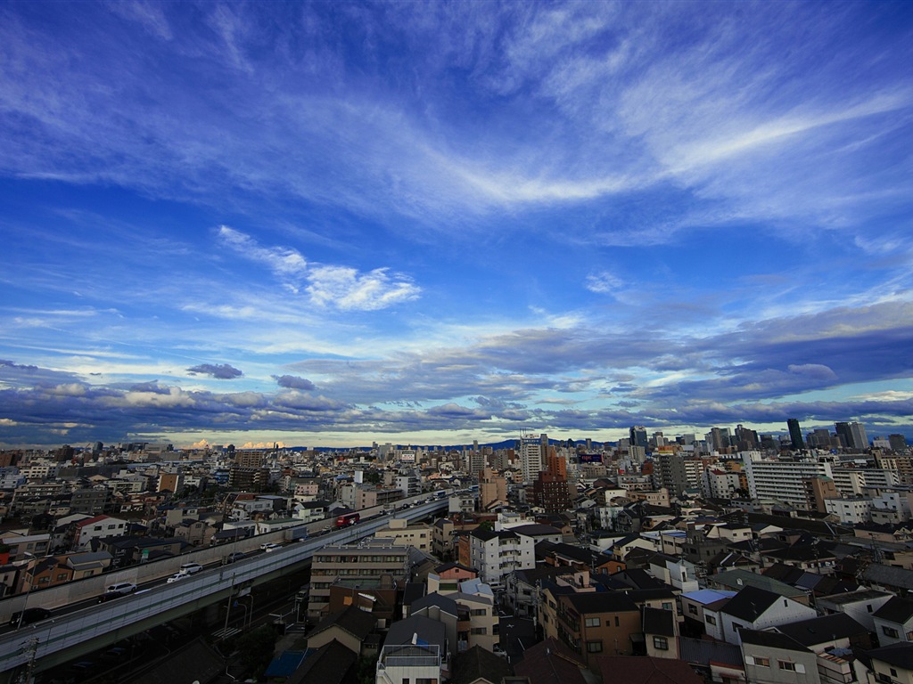 Japón ciudad hermoso paisaje, Windows 8 tema fondos de pantalla #4 - 1024x768