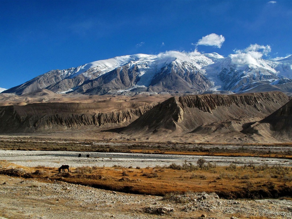 Pamir beaux fonds d'écran paysage HD #7 - 1024x768