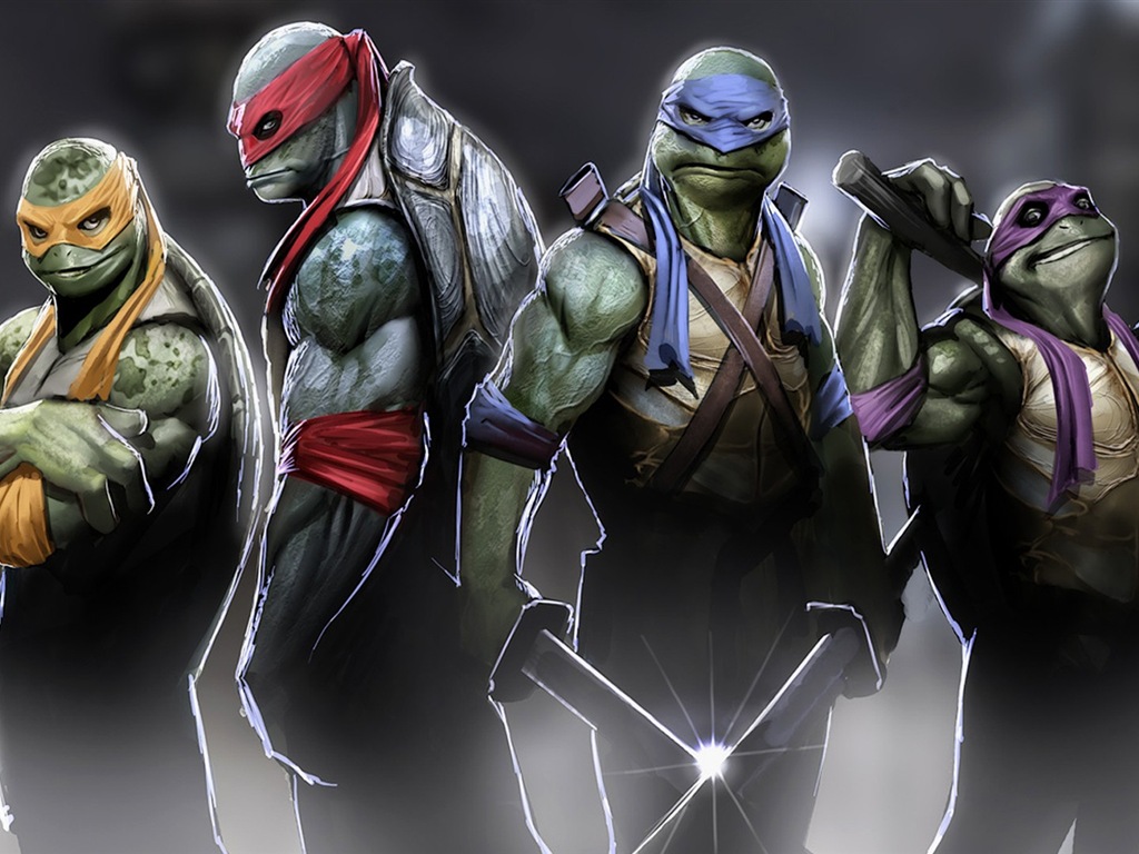 2014 Teenage Mutant Ninja Turtles 忍者神龜高清影視壁紙 #12 - 1024x768