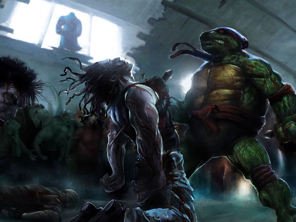 2014 Teenage Mutant Ninja Turtles HD film tapety #15 - 1024x768