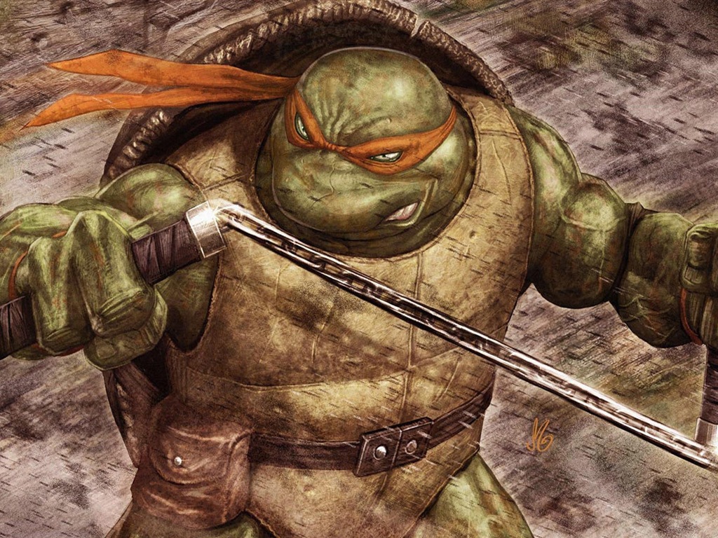 2014 Teenage Mutant Ninja Turtles HD film tapety #18 - 1024x768