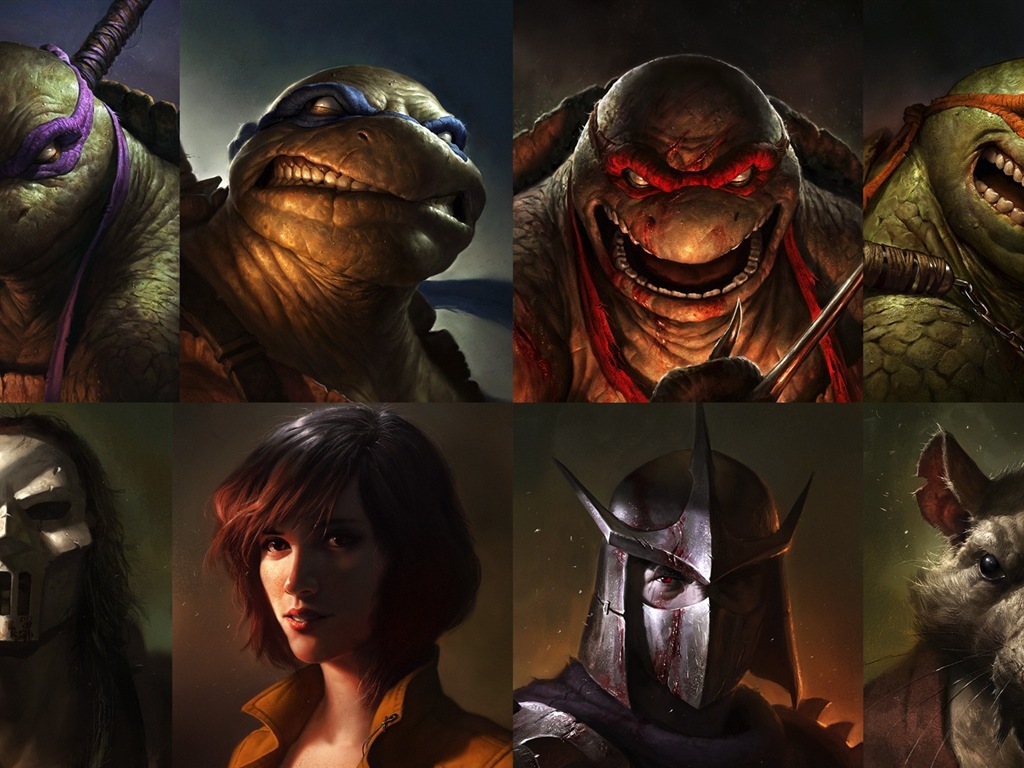 2014 Teenage Mutant Ninja Turtles 忍者神龜高清影視壁紙 #20 - 1024x768