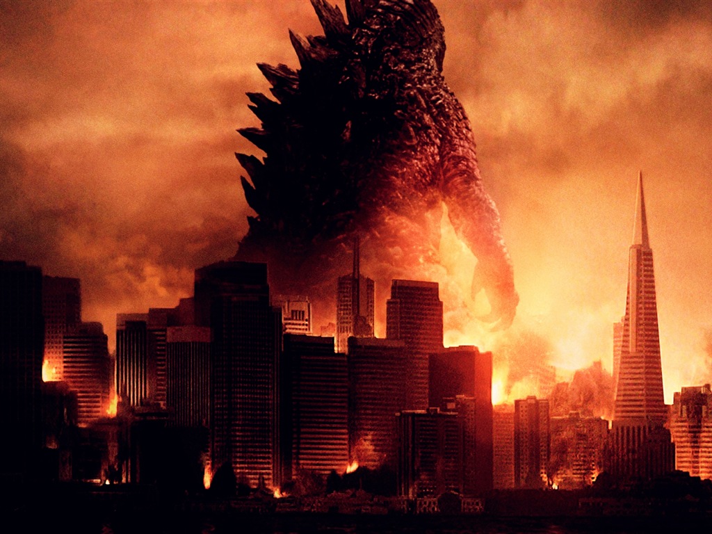 Godzilla 2014 film de fonds d'écran HD #1 - 1024x768