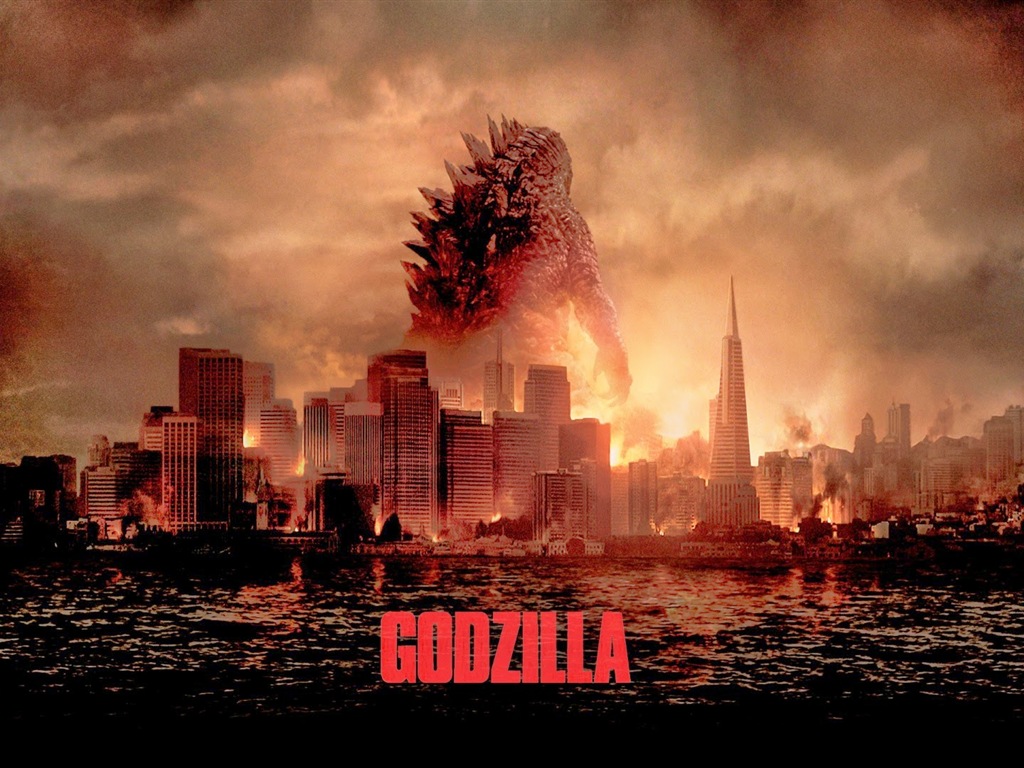 Godzilla 2014 film de fonds d'écran HD #2 - 1024x768