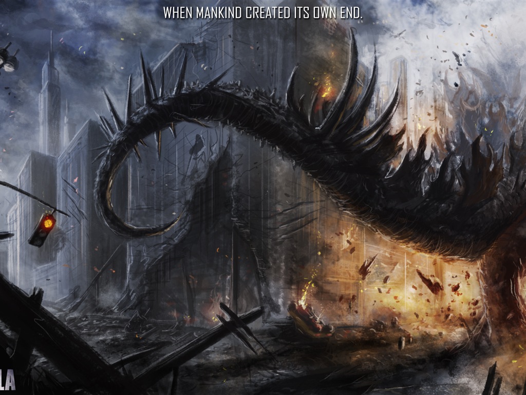 Godzilla 2014 哥斯拉 电影高清壁纸10 - 1024x768