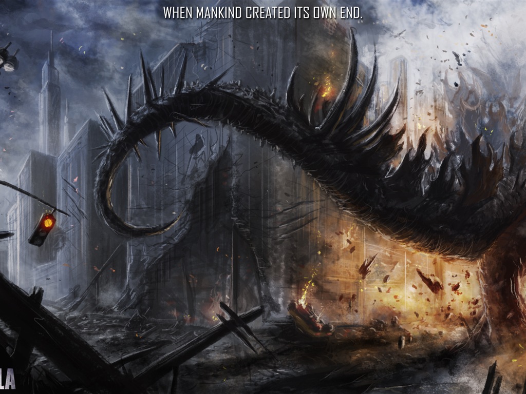 Godzilla 2014 哥斯拉 電影高清壁紙 #10 - 1024x768