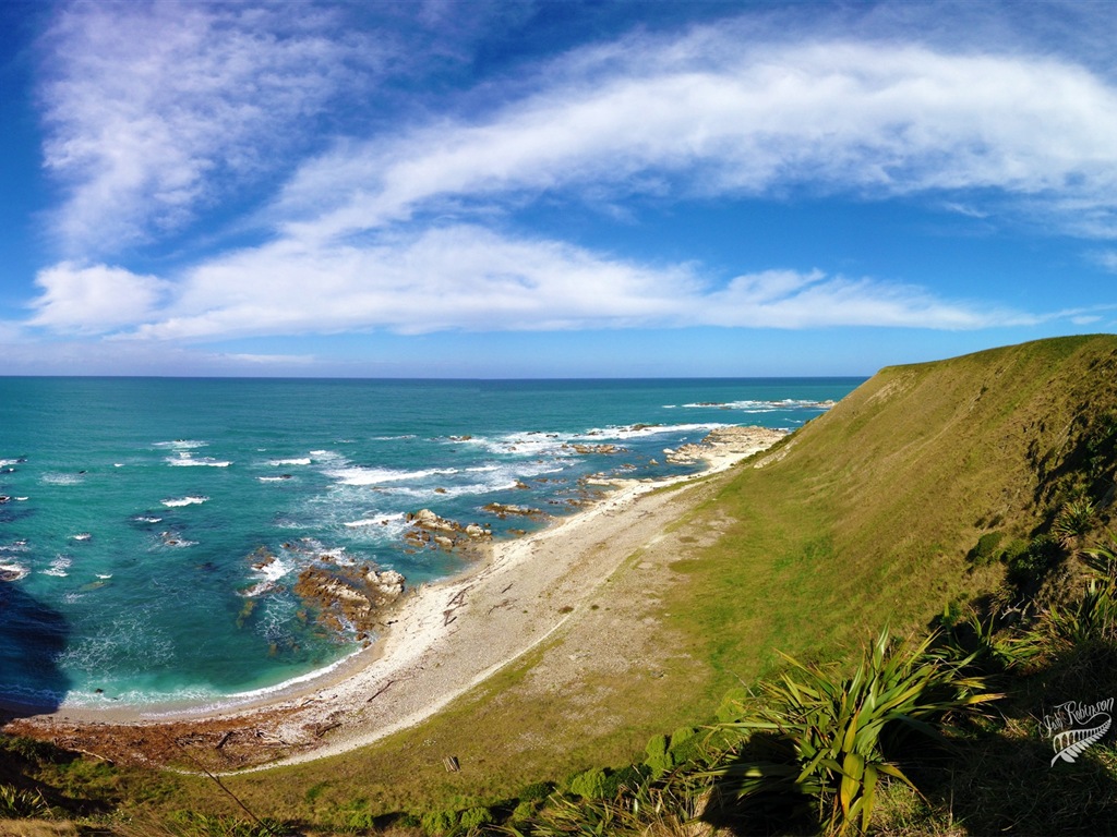 Magnifique paysage de la Nouvelle-Zélande, Windows 8 fonds d'écran thématiques #1 - 1024x768