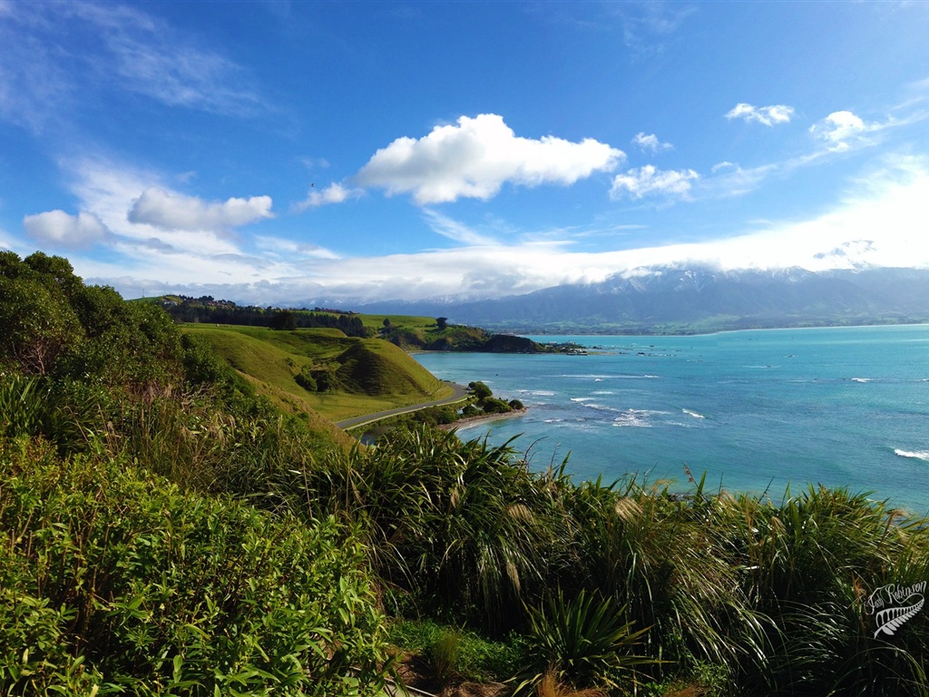 Magnifique paysage de la Nouvelle-Zélande, Windows 8 fonds d'écran thématiques #7 - 1024x768