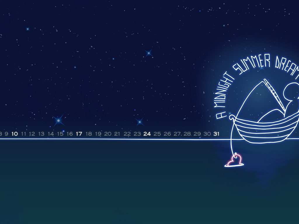 2014年8月 月曆壁紙(一) #18 - 1024x768