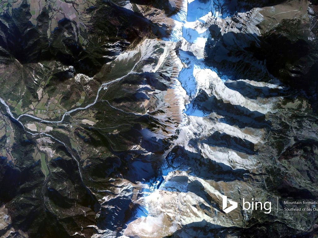 Microsoft Bing HD wallpapers: Aerial view of Europe #10 - 1024x768