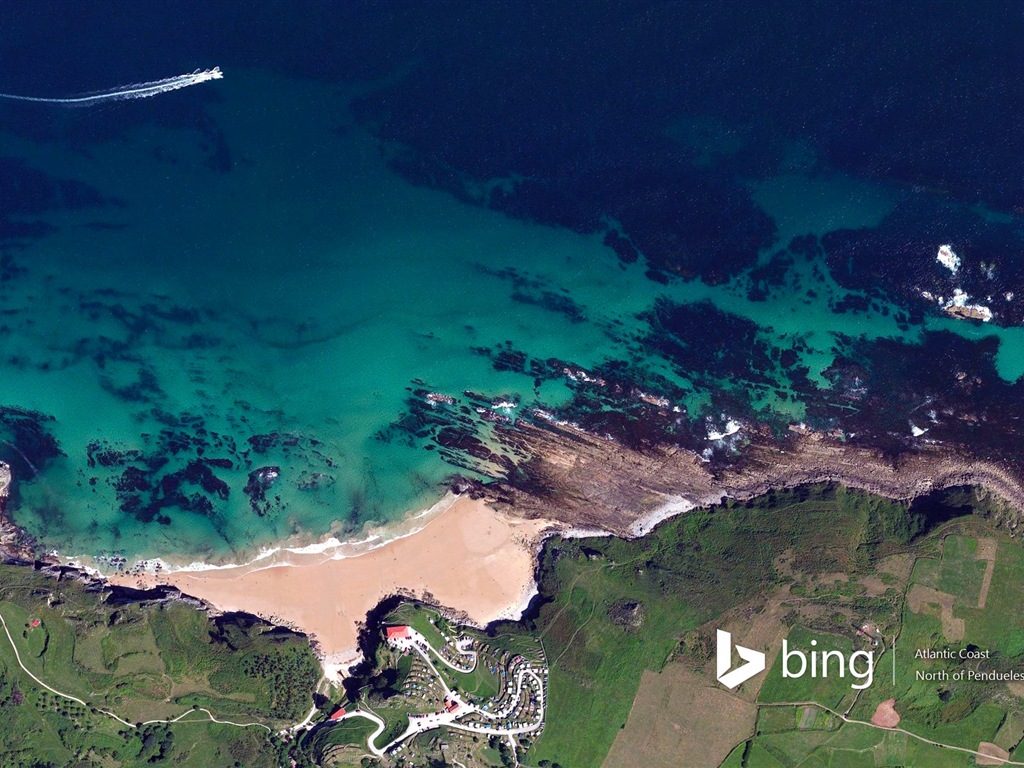 Microsoft Bing HD wallpapers: Aerial view of Europe #13 - 1024x768