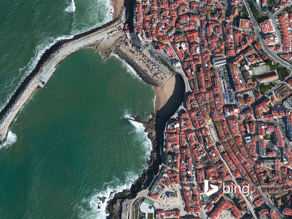 Microsoft Bing HD wallpapers: Aerial view of Europe #17 - 1024x768