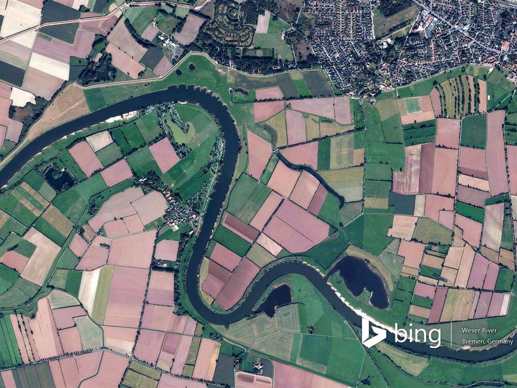 Microsoft Bing HD wallpapers: Aerial view of Europe #18 - 1024x768