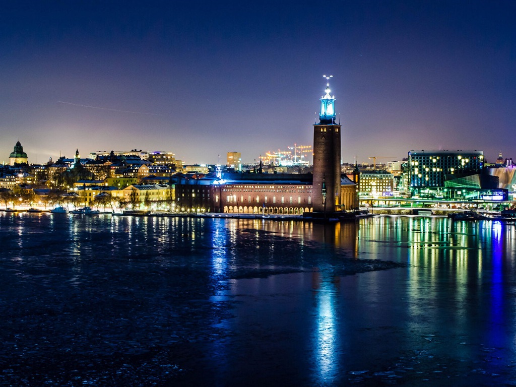 Stockholm, Švédsko, město krajina tapety #20 - 1024x768