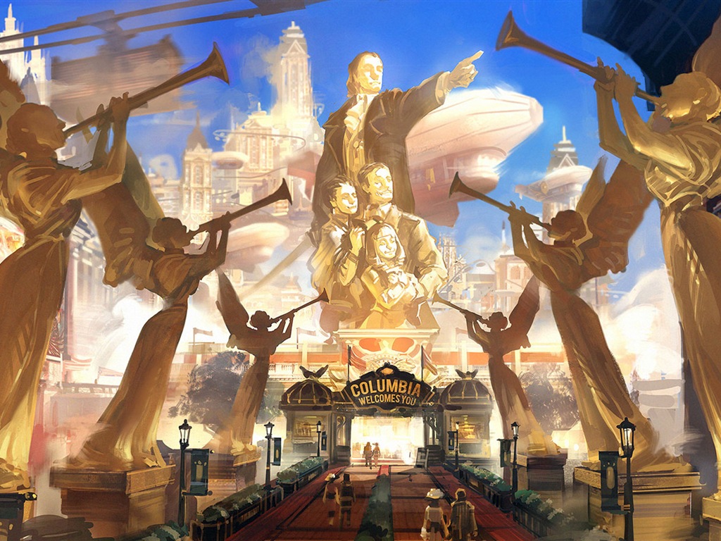 BioShock Infinite 生化奇兵：无限 高清游戏壁纸8 - 1024x768