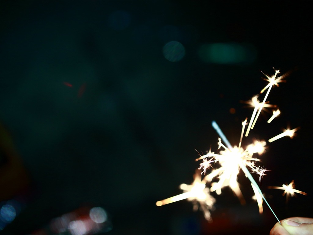 La beauté du ciel nocturne, feux d'artifice beaux fonds d'écran #20 - 1024x768