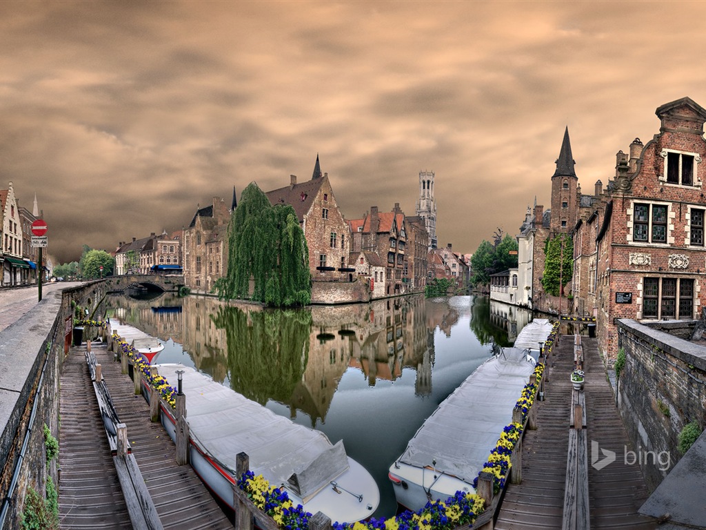 2014 Bing městská téma HD Tapety na plochu #14 - 1024x768