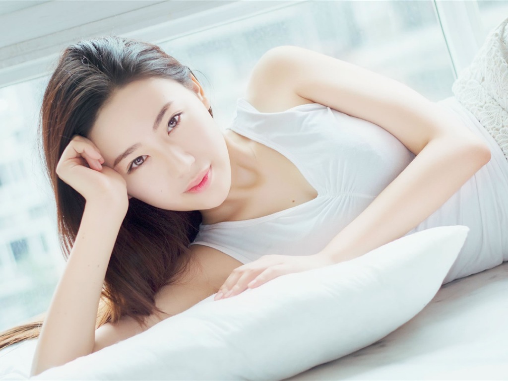 清純可愛的亞洲女孩 高清壁紙 #12 - 1024x768