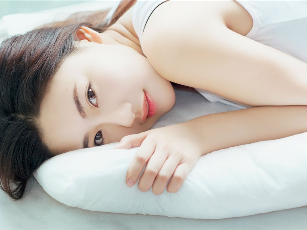 清純可愛的亞洲女孩 高清壁紙 #14 - 1024x768