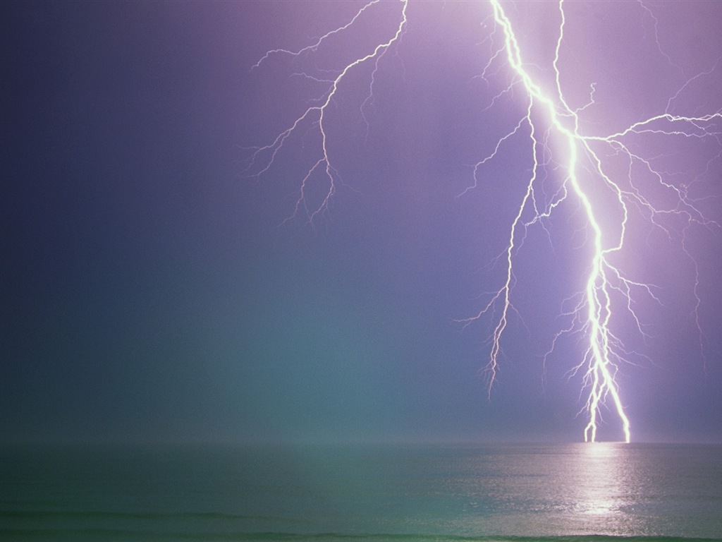 Lightning Thunder HD tapety na plochu #8 - 1024x768