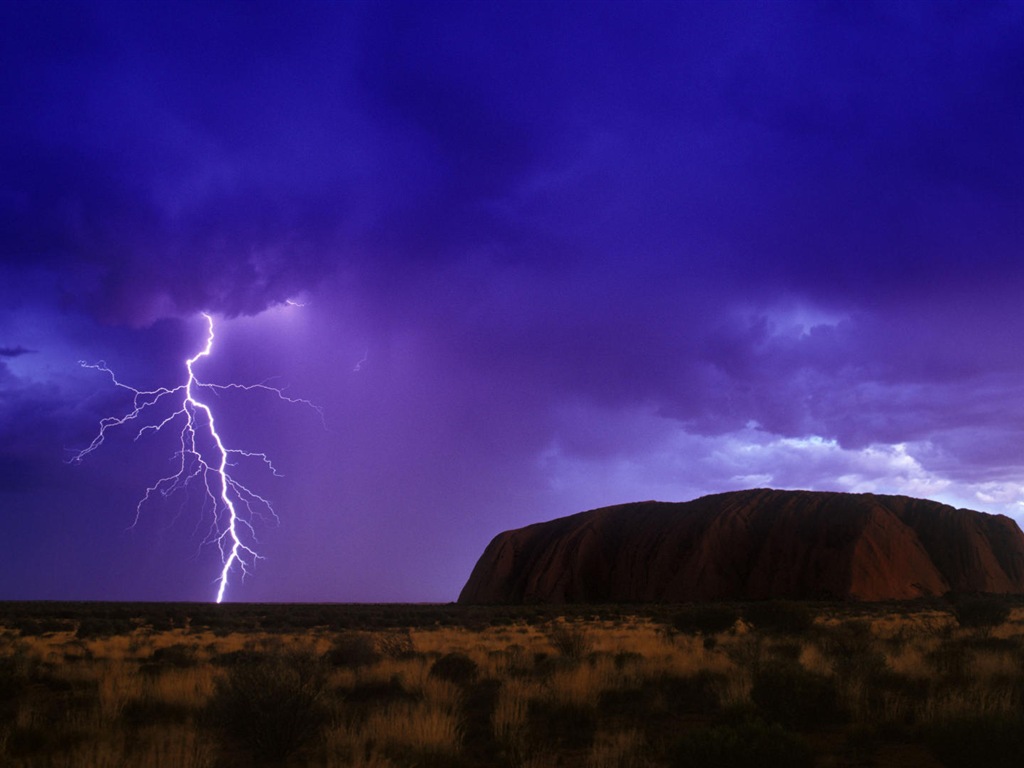 Lightning Thunder HD tapety na plochu #15 - 1024x768