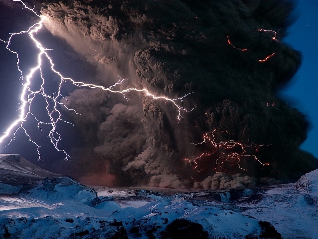 Lightning Thunder HD tapety na plochu #16 - 1024x768