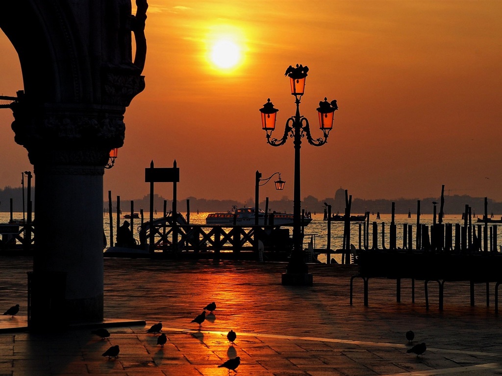 Beautiful watertown, Venice HD wallpapers #4 - 1024x768