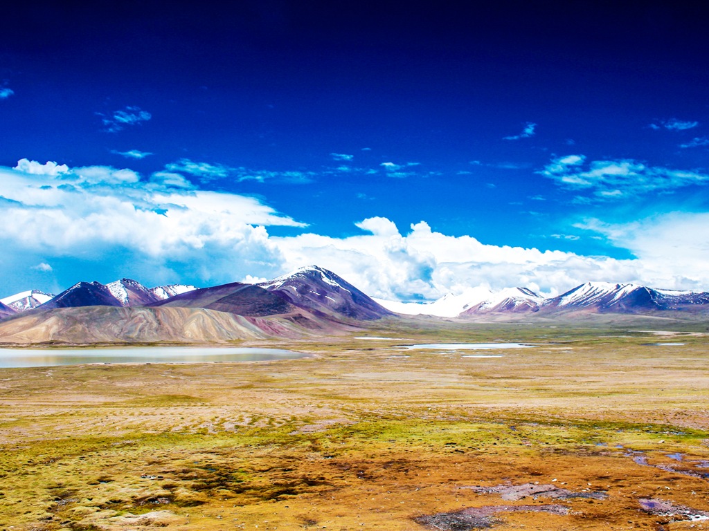 青海青藏高原 美丽的风景壁纸1 - 1024x768