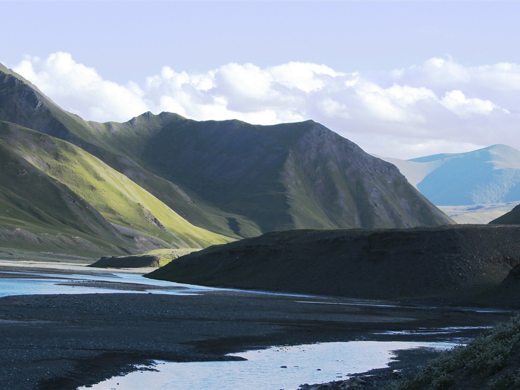 Qinghai Plateau krásné scenérie tapety #5 - 1024x768