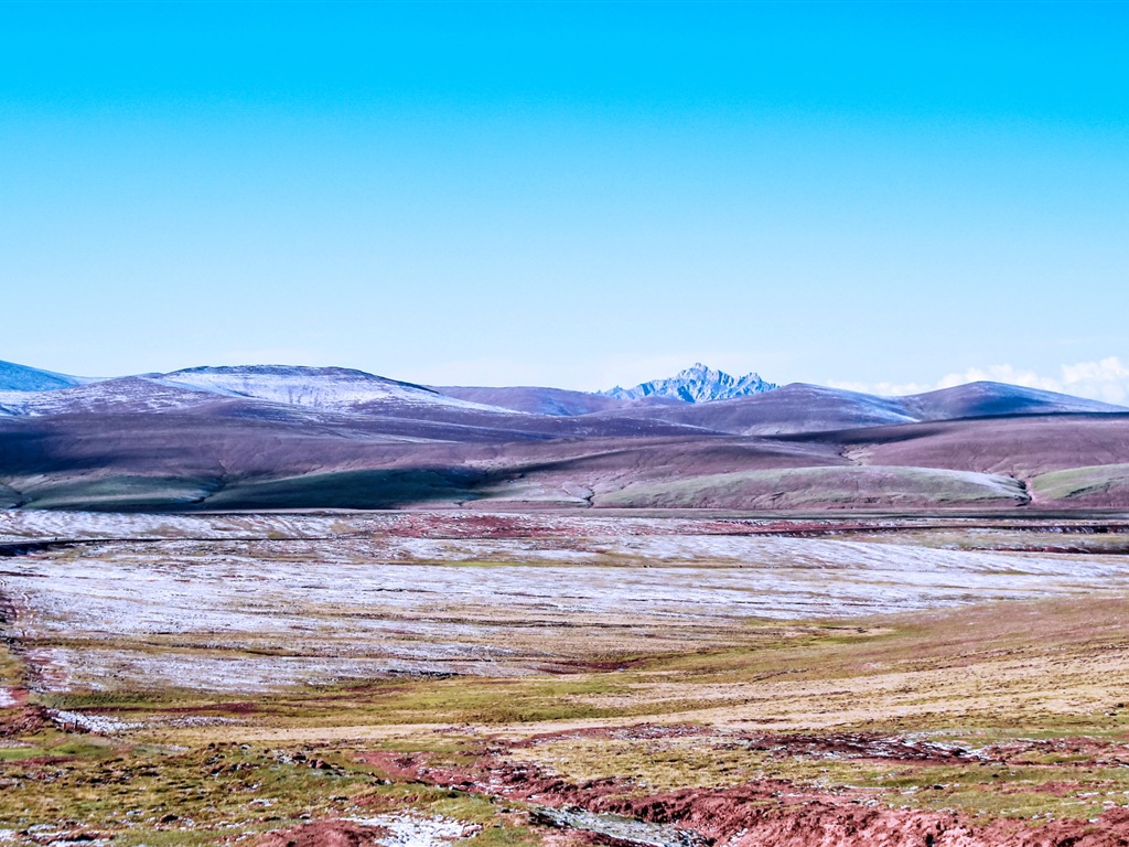 Qinghai Plateau krásné scenérie tapety #14 - 1024x768