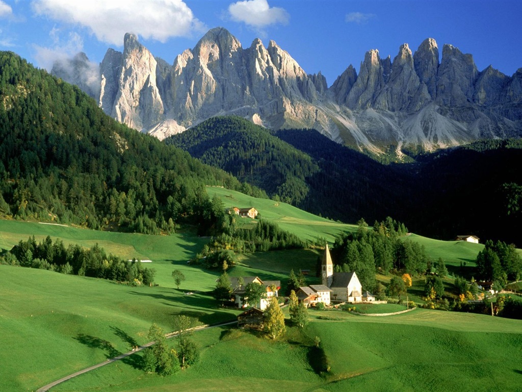 Italská přírodní krásy scenérie HD tapetu #2 - 1024x768