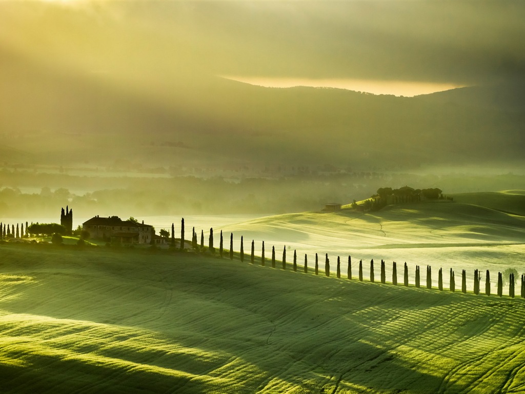 Belleza italiana pintado natural paisaje HD #9 - 1024x768