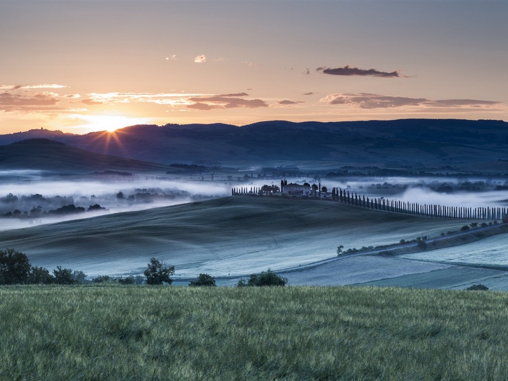 Italská přírodní krásy scenérie HD tapetu #11 - 1024x768