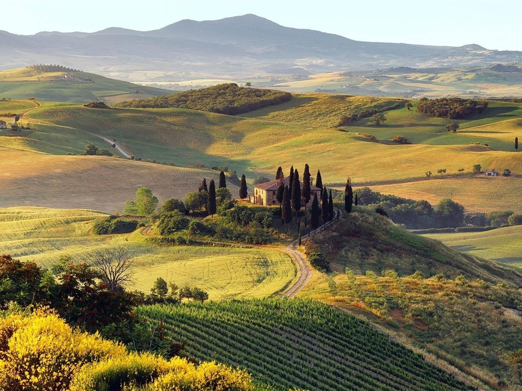 Belleza italiana pintado natural paisaje HD #12 - 1024x768
