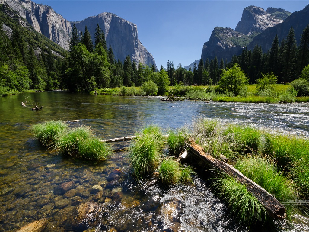 Windows 8 téma, Národní park Yosemite HD tapety na plochu #2 - 1024x768