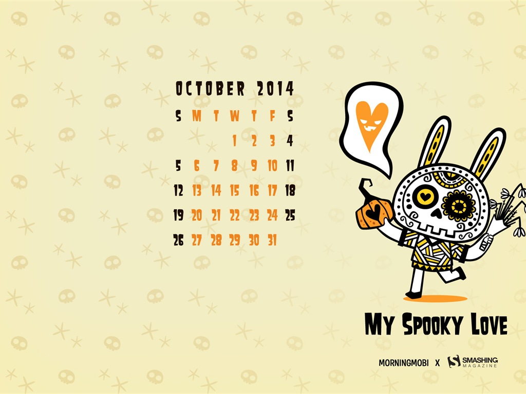 Oktober 2014 Kalender Tapete (2) #13 - 1024x768