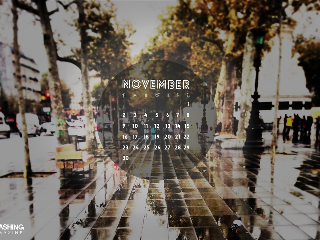 November 2014 Calendar wallpaper(2) #6 - 1024x768