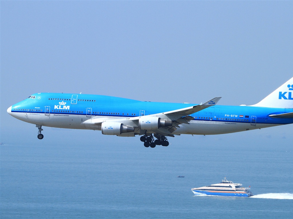 波音747客機 高清壁紙 #4 - 1024x768