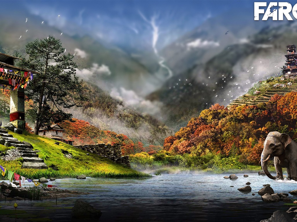 Far Cry 4 孤岛惊魂4 高清游戏壁纸13 - 1024x768