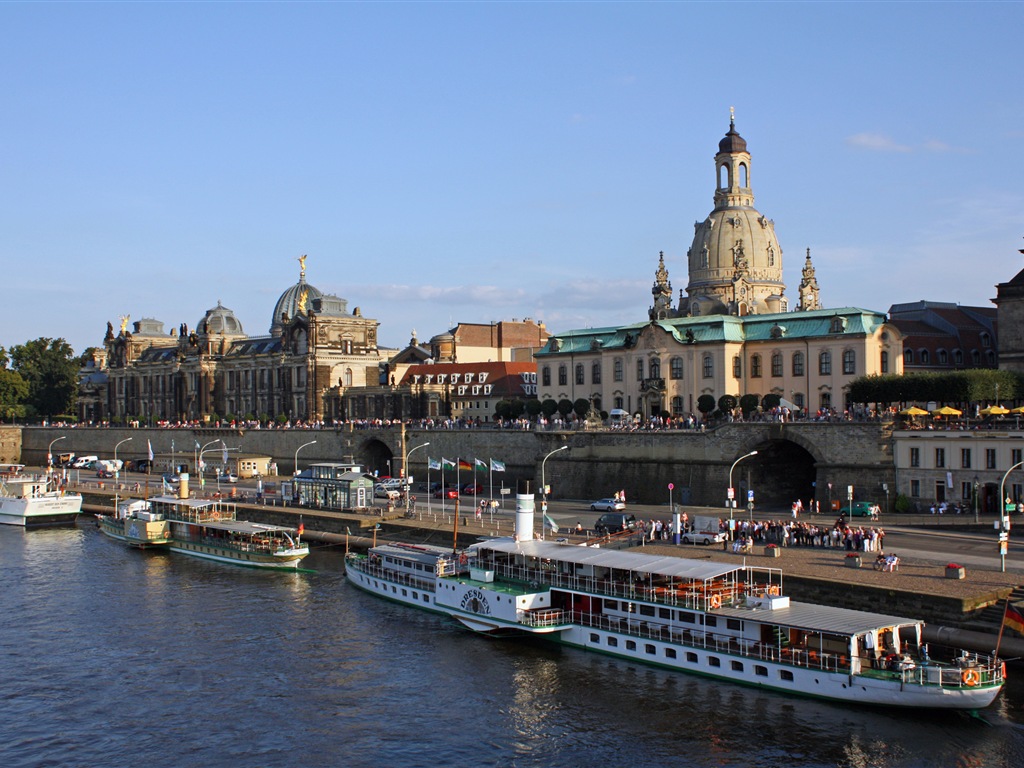 Allemagne Dresde paysage urbain fonds d'écran HD #14 - 1024x768