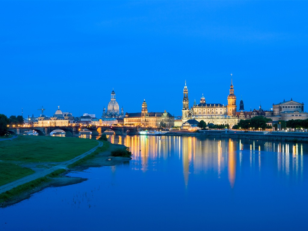 Allemagne Dresde paysage urbain fonds d'écran HD #16 - 1024x768