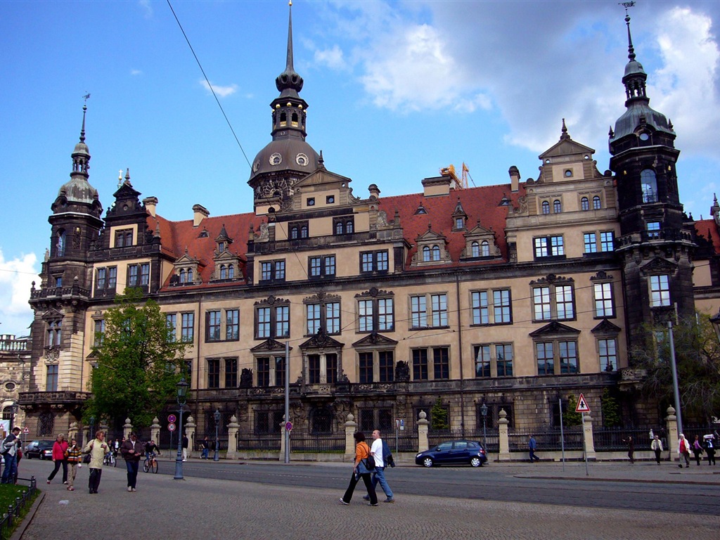 Allemagne Dresde paysage urbain fonds d'écran HD #18 - 1024x768
