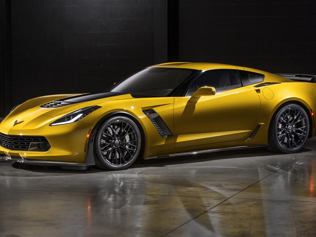 2015年雪佛蘭 Corvette Z06跑車高清壁紙 #3 - 1024x768