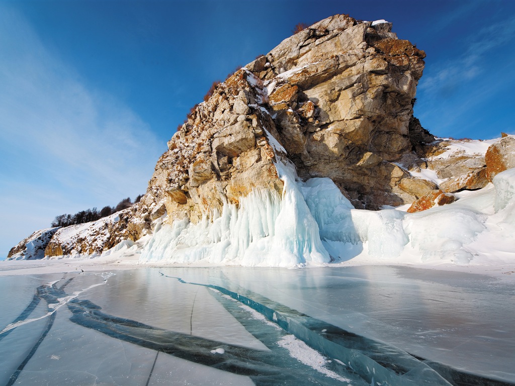 Lago Baikal en Rusia, fondos de pantalla paisaje HD #3 - 1024x768