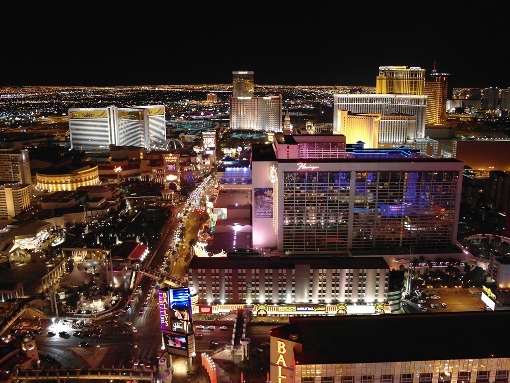 Belle nuit à Las Vegas fonds d'écran HD #19 - 1024x768