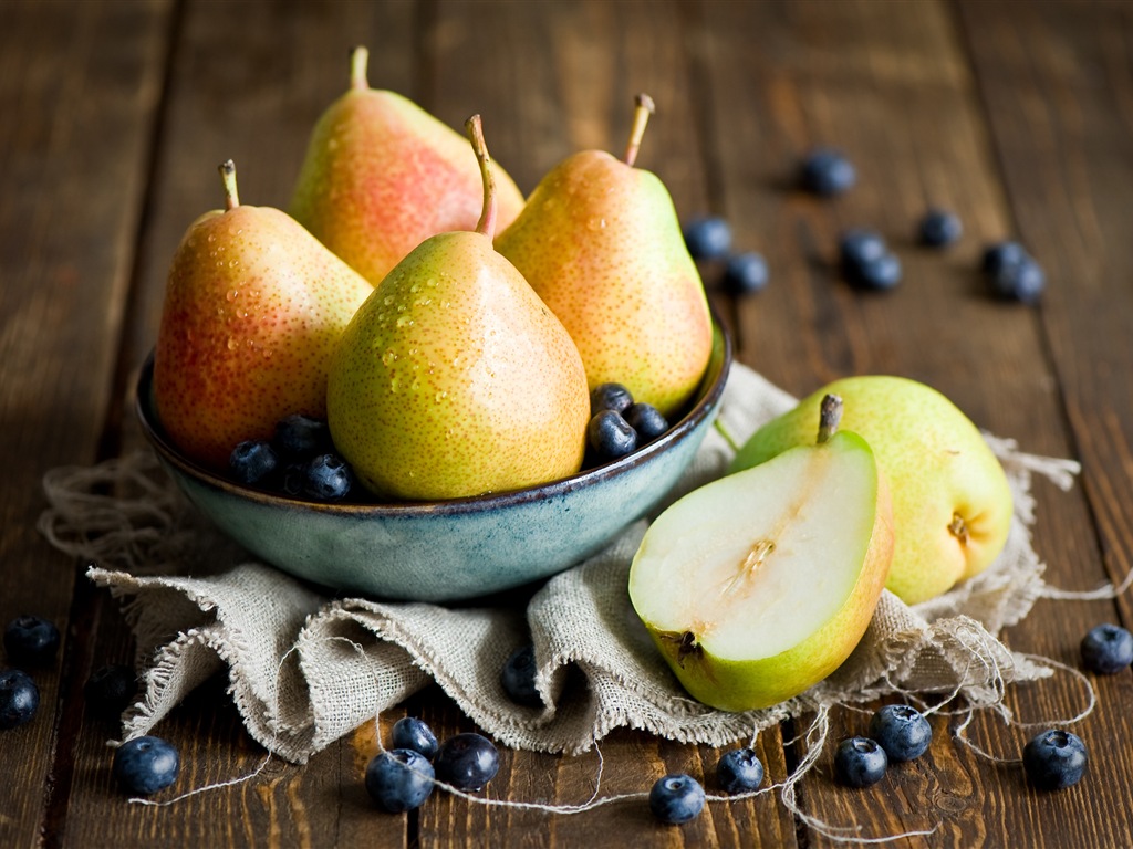 Suculenta fruta, peras fondos de pantalla de alta definición en primer plano #11 - 1024x768