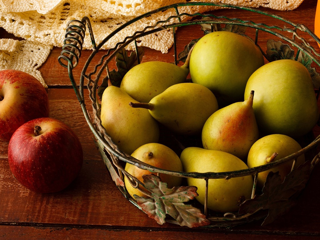 Suculenta fruta, peras fondos de pantalla de alta definición en primer plano #19 - 1024x768