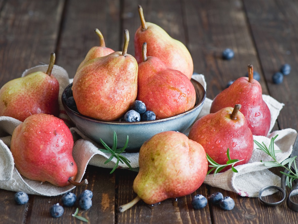 Suculenta fruta, peras fondos de pantalla de alta definición en primer plano #23 - 1024x768