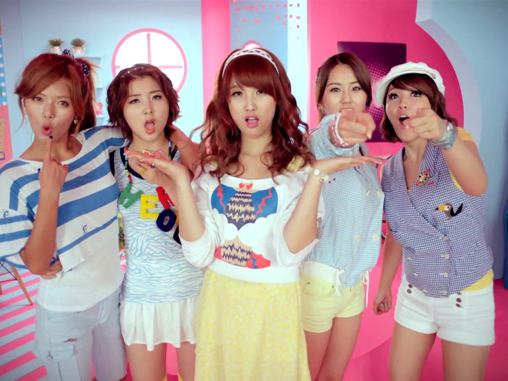 4Minute Korean music beautiful girls combination HD wallpapers #15 - 1024x768