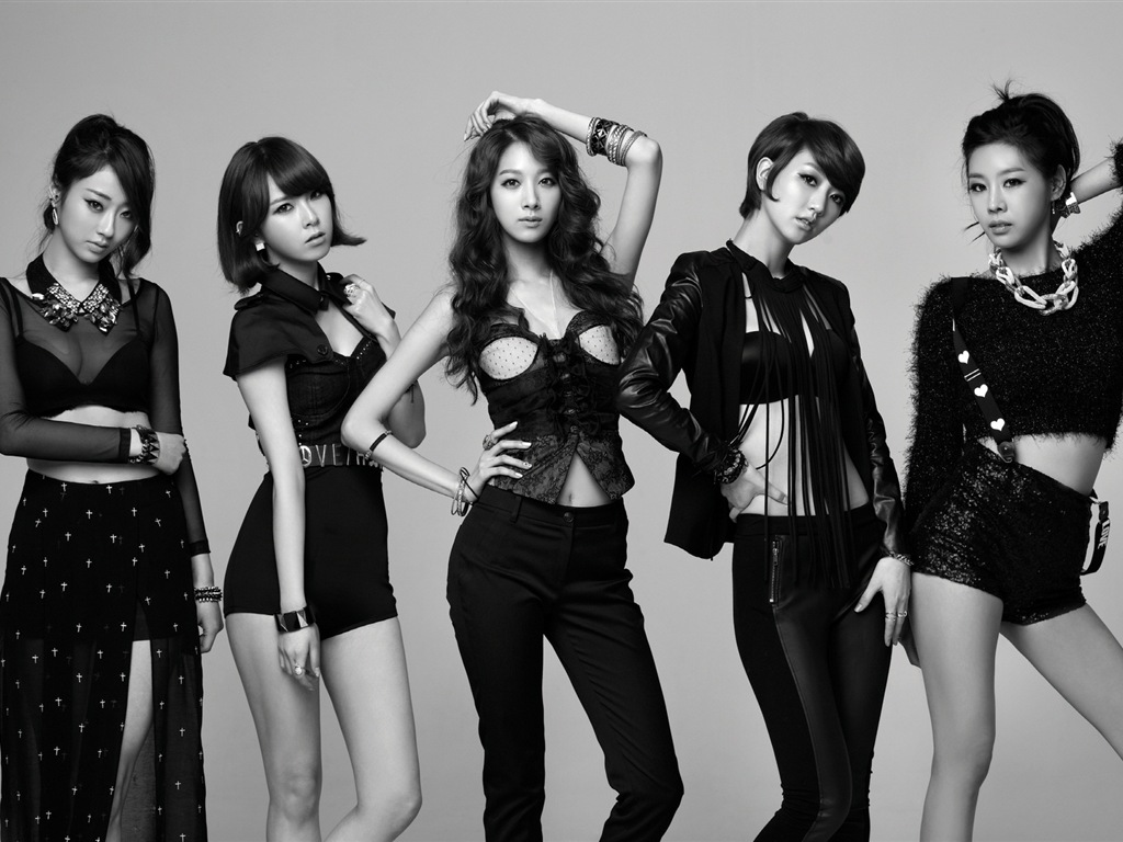 Korean Girl skupina Nine Múzy HD tapety na plochu #4 - 1024x768